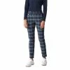 Rohnisch Ladies Bell Chino Pants Navy Check