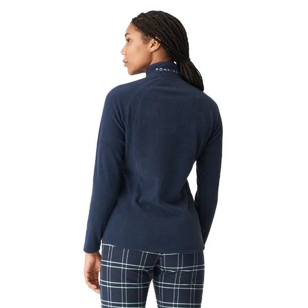Rohnisch Ladies Amy Fleece ½ Zip Top Navy - Image 2