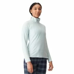 Rohnisch Ladies Amy Fleece ½ Zip Top Pastel Blue