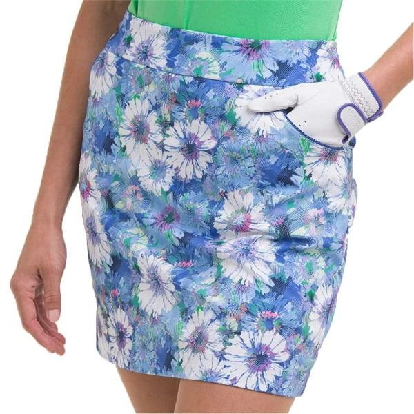 EPNY Ladies 17.5" Watercolour Print Skort Bluebelle Multi - Image 4
