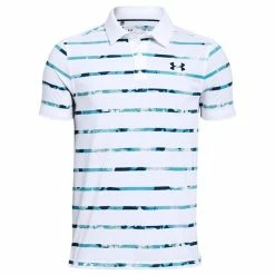 Under Armour Junior - Boys Threadborne Polo Shirt White (102)