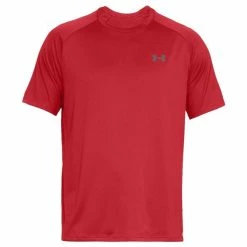Under Armour Gents Tech 2.0 Short Sleeve T-Shirt Red (600)