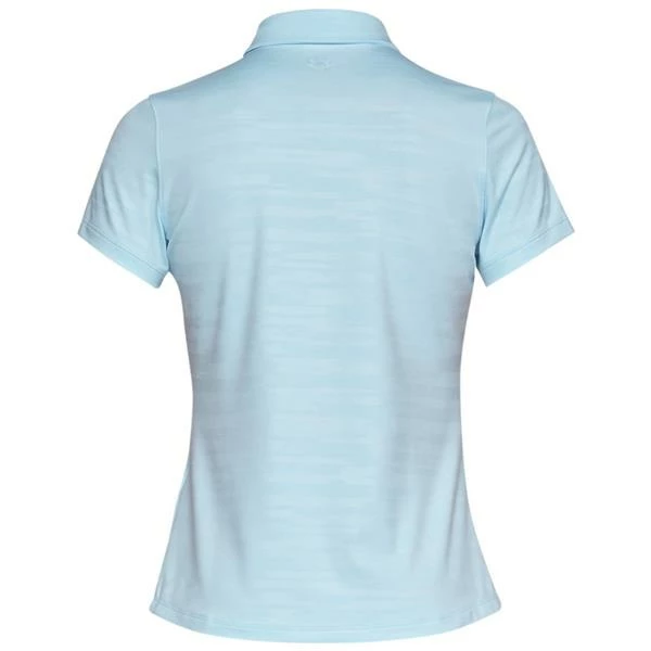 Under Armour Ladies Zinger Novelty Polo Shirt Blue (451) - Image 2