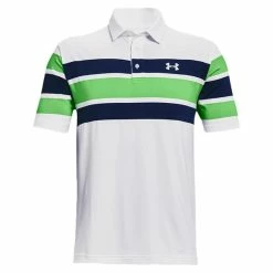 Under Armour Gents Playoff 2.0 Polo Shirt White - Academy (138)