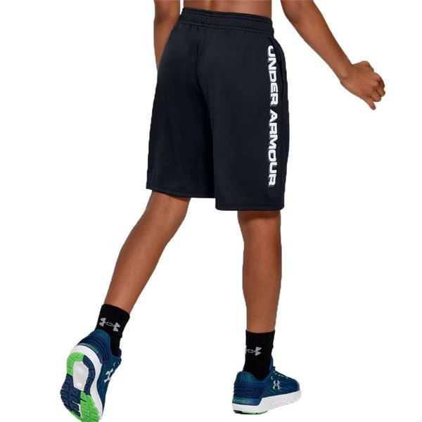 Under Armour Junior - Boys Prototype Wordmark Shorts Black (001) - Image 4