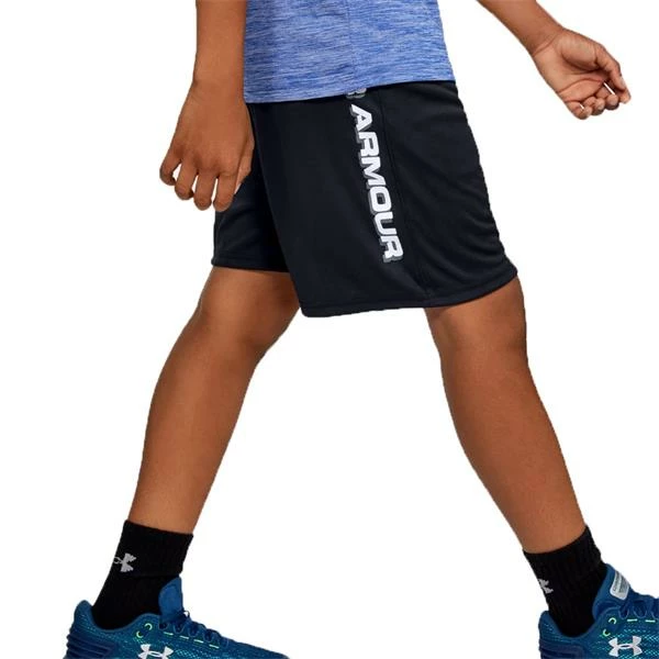 Under Armour Junior - Boys Prototype Wordmark Shorts Black (001) - Image 6