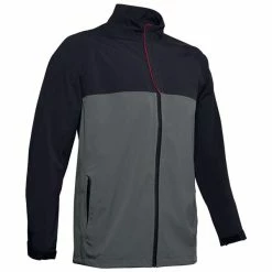 Under Armour Gents Elements Waterproof Rain Jacket Black (001)