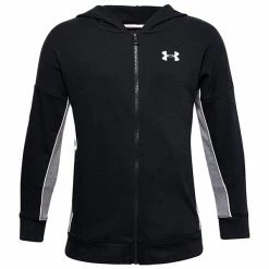 Under Armour Junior - Boys Rival Terry Full Zip Top Black (001)