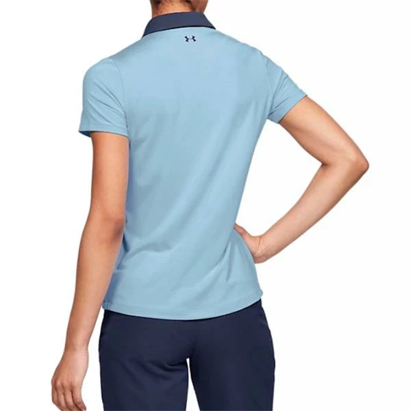 Under Armour Ladies Zinger Polo Shirt Blue (494) - Image 4