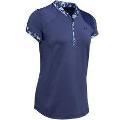 Under Armour Ladies Zinger Zip Polo Blue (497)