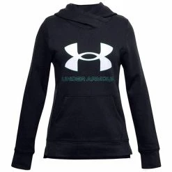 Under Armour Junior - Girls Rival Fleece Logo Hoodie Black (001)