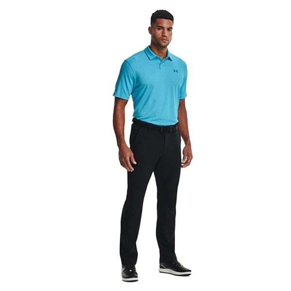 Under Armour Gents Performance Printed Polo Blue (481) - Image 5