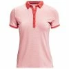 Under Armour Ladies Zinger Novelty Polo Shirt Pink (658)