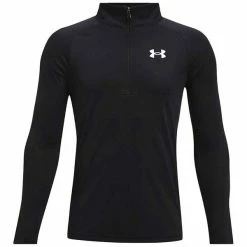 Under Armour Junior - Boys Tech 2.0 ½ Zip Top Black (001)