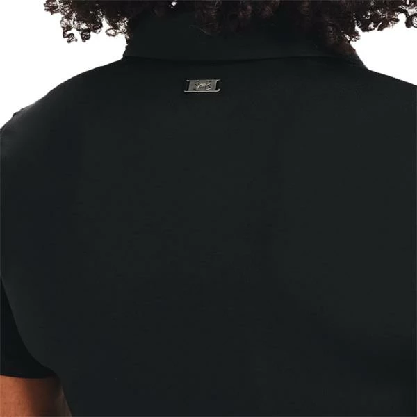 Under Armour Ladies Zinger Polo Shirt Black (001) - Image 6