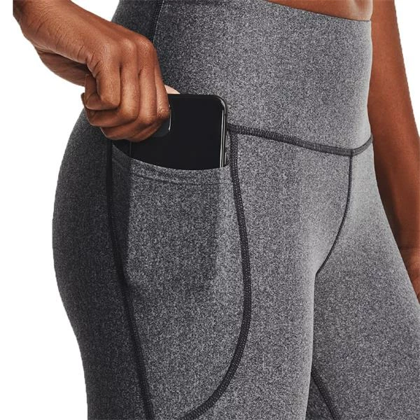 Under Armour Ladies HeatGear® Armour No-Slip Waistband Capri Charcoal (019) - Image 5