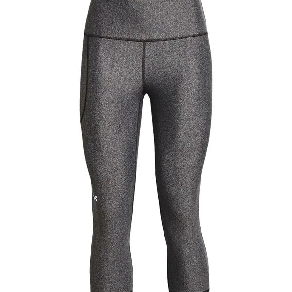 Under Armour Ladies HeatGear® Armour No-Slip Waistband Capri Charcoal (019)
