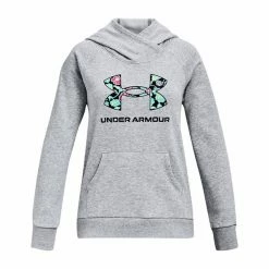 Under Armour Kids Rival Core Logo Hoodie Steel (035)