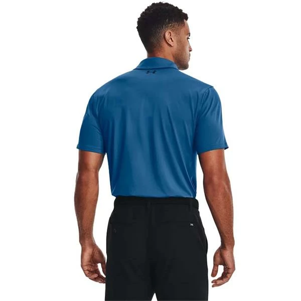 Under Armour Gents Tee To Green Polo Shirt Cruise Blue (899) - Image 4