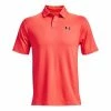 Under Armour Gents Tee To Green Polo Shirt Rush Red (820)