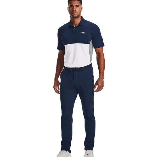 Under Armour Gents Performance Blocked Polo Shirt Academy (408) - Image 5