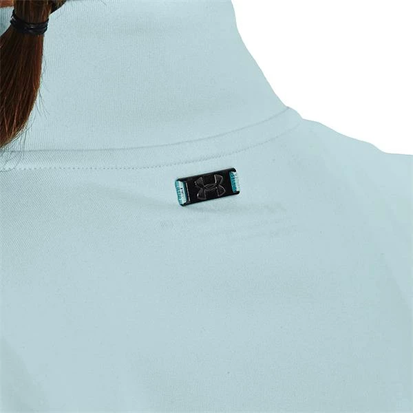 Under Armour Ladies Storm Midlayer ½ Zip Blue (Fuse Teal - White 469) - Image 5