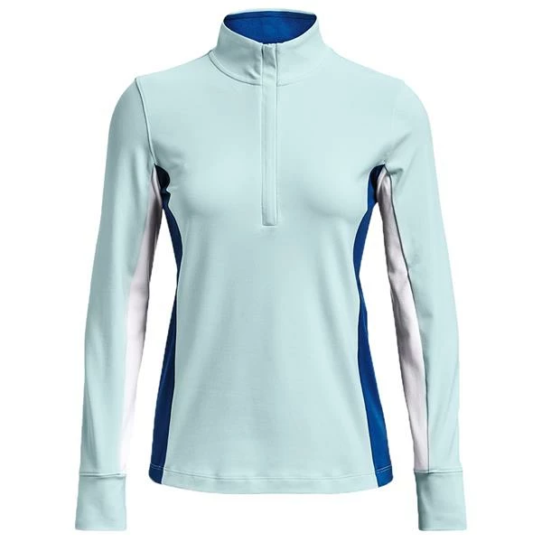 Under Armour Ladies Storm Midlayer ½ Zip Blue (Fuse Teal - White 469)