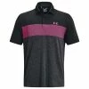 Under Armour Gents Playoff 3.0 Stripe Polo Shirt Black - Jet Grey (003)