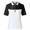 Daily Sports Ladies Domia 1/2 Sleeve Polo Shirt Black