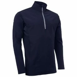 ABACUS Junior Ashby ½ Zip Pullover Navy