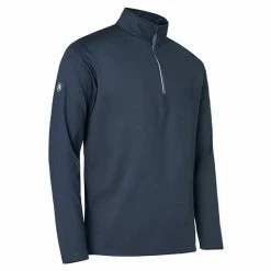 ABACUS Junior Dunbar ½ Zip Fleece Navy