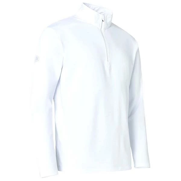 ABACUS Junior Dunbar ½ Zip Fleece White
