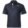 Mizuno Gents QD Hazard Polo Shirt Black