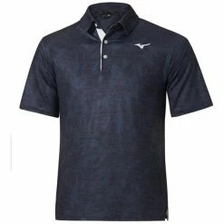 Mizuno Gents QD Hazard Polo Shirt Black