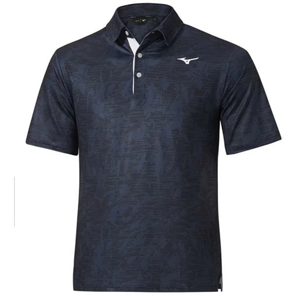 Mizuno Gents QD Hazard Polo Shirt Black