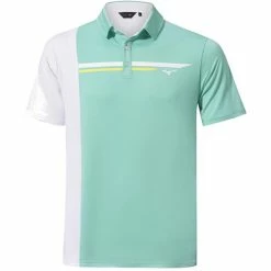 Mizuno Gents QD Elite Panel Polo Shirt Mint