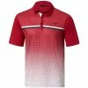 Mizuno Gents QD Elite Gradient Polo Shirt Red