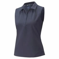 Puma Ladies Harding Sleeveless Polo Navy Blazer