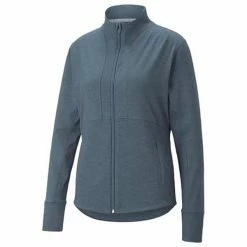 Puma Ladies Cloudspun Daybreak Jacket Evening Sky Heather