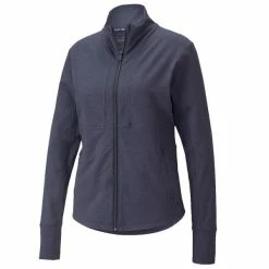 Puma Ladies Cloudspun Daybreak Jacket Navy Blazer Heather
