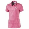 Puma Junior Girls Polka Dot Polo Shirt Plasma