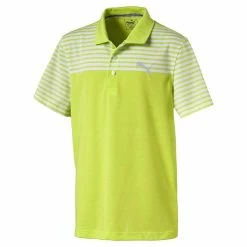Puma Junior - Boys Clubhouse Polo Shirt Lime
