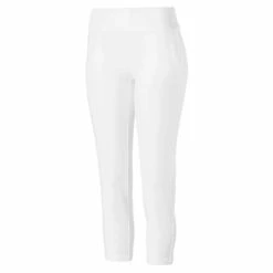 Puma Junior Girls Golf Pants Bright White