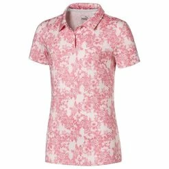 Puma Junior - Girls Floral Polo Shirt Youths Rosewater