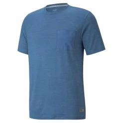 Puma Gents Cloudspun Pushcart Pocket Tee Federal Blue