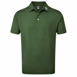 FootJoy Gents Stretch Pique Solid Polo Shirt Olive