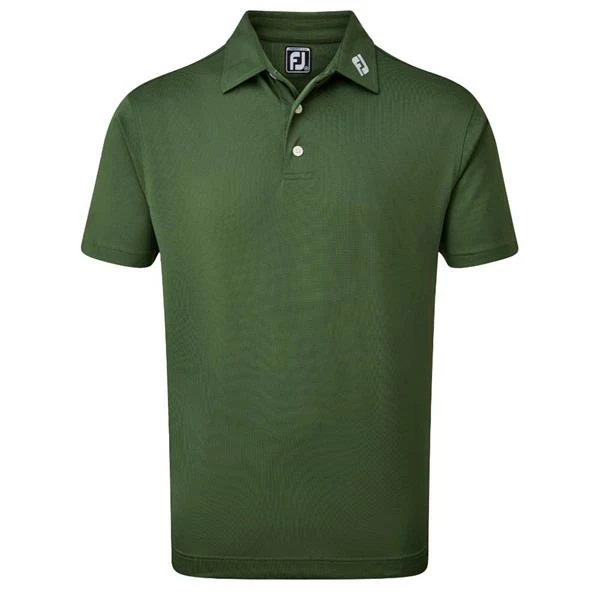FootJoy Gents Stretch Pique Solid Polo Shirt Olive