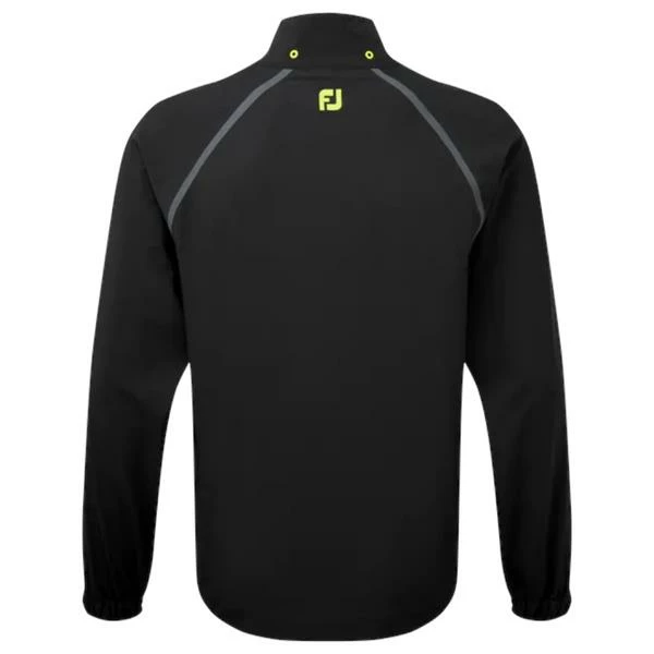 FootJoy Gents Hydro Tour Waterproof Jacket Black - Charcoal - Lime - Image 2