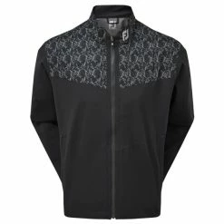 FootJoy Gents HydroLite Waterproof Jacket Black - Marble Print