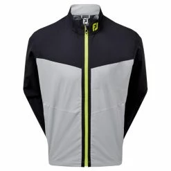 FootJoy Gents HydroLite Waterproof Jacket Black - Grey - Lime